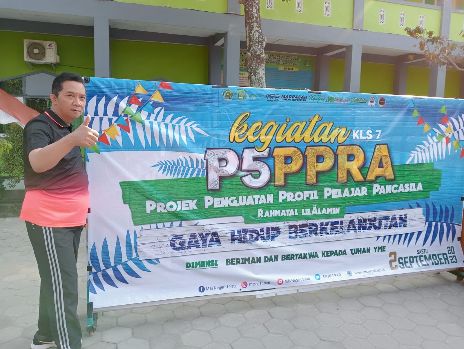 P5PPRA September Bersih Wujudkan Siswa MTsN 1 Pati yang Religius, Sehat, dan Peduli Lingkungan