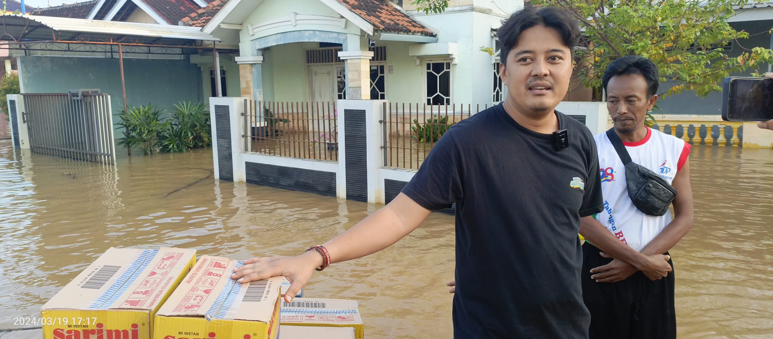 Danu Iksan Caleg Terpilih DPRD Pati Salurkan Batuan Warga Terdampak Banjir