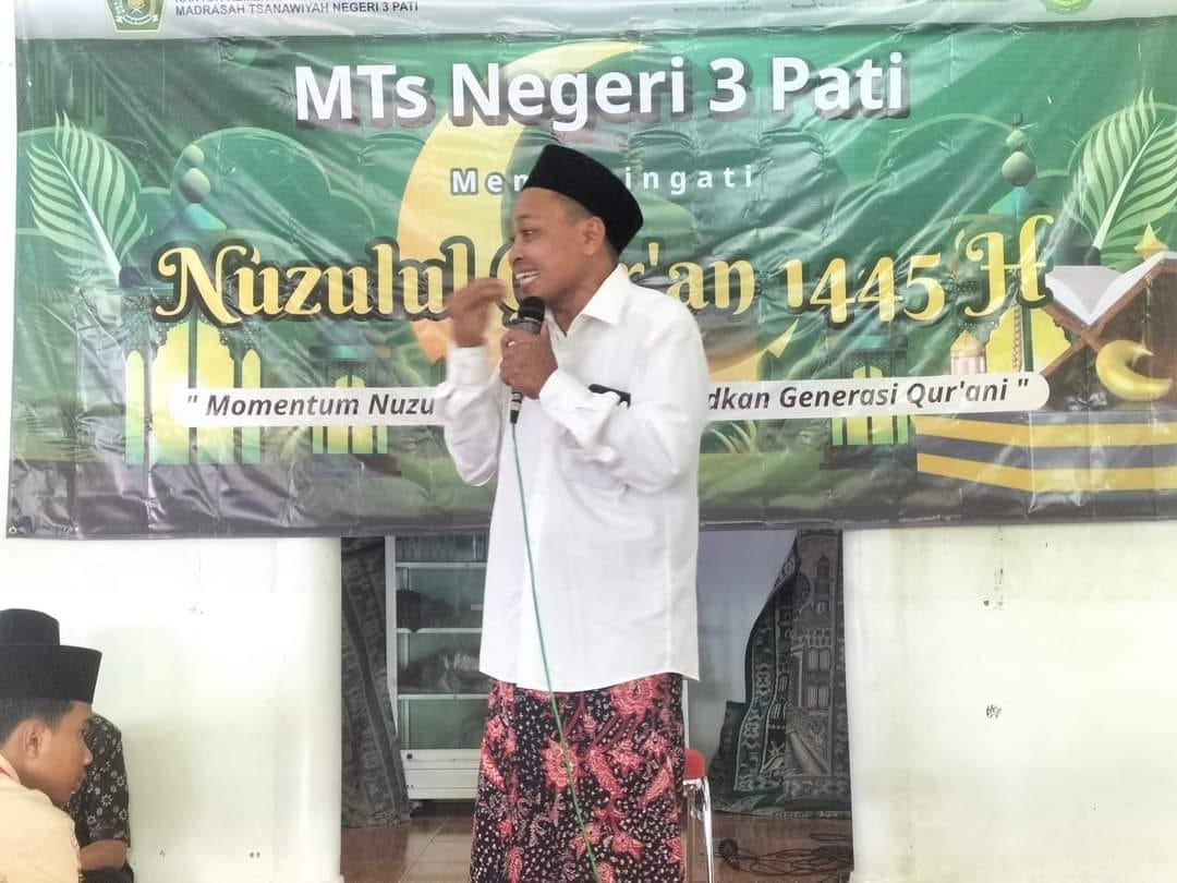 Rangkaian Ramadhan, MTsN 3 Pati Gelar Peringatan Nuzulul Quran dan Pembagian Takjil