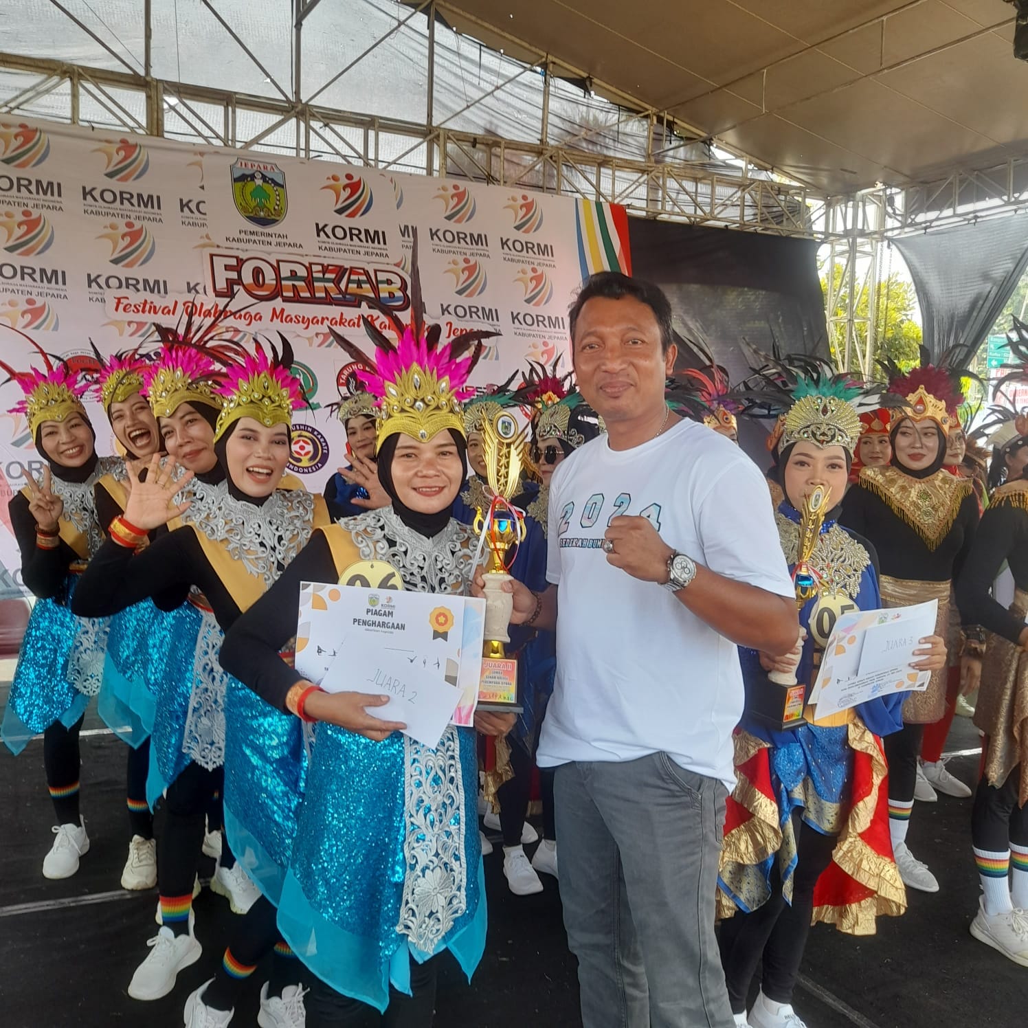 KORMI sukses Gelar Lomba Senam Aerobik Perempuan di Alun-Alun Kota