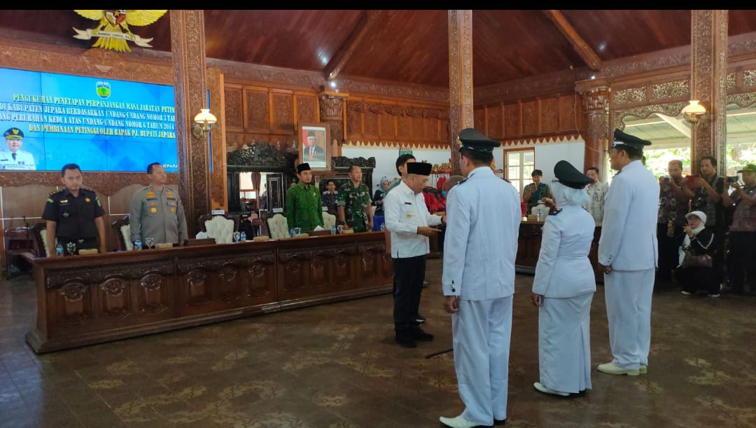 PJ Bupati Jepara Kukuhkan Penetapan Masa Jabatan Kepala Desa