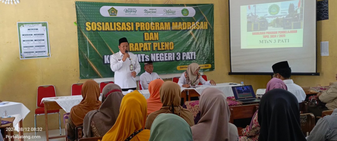 MTs Negeri 3 Pati Sosialisasikan Program  Kegiatan Tahun Ajaran 2024/2025