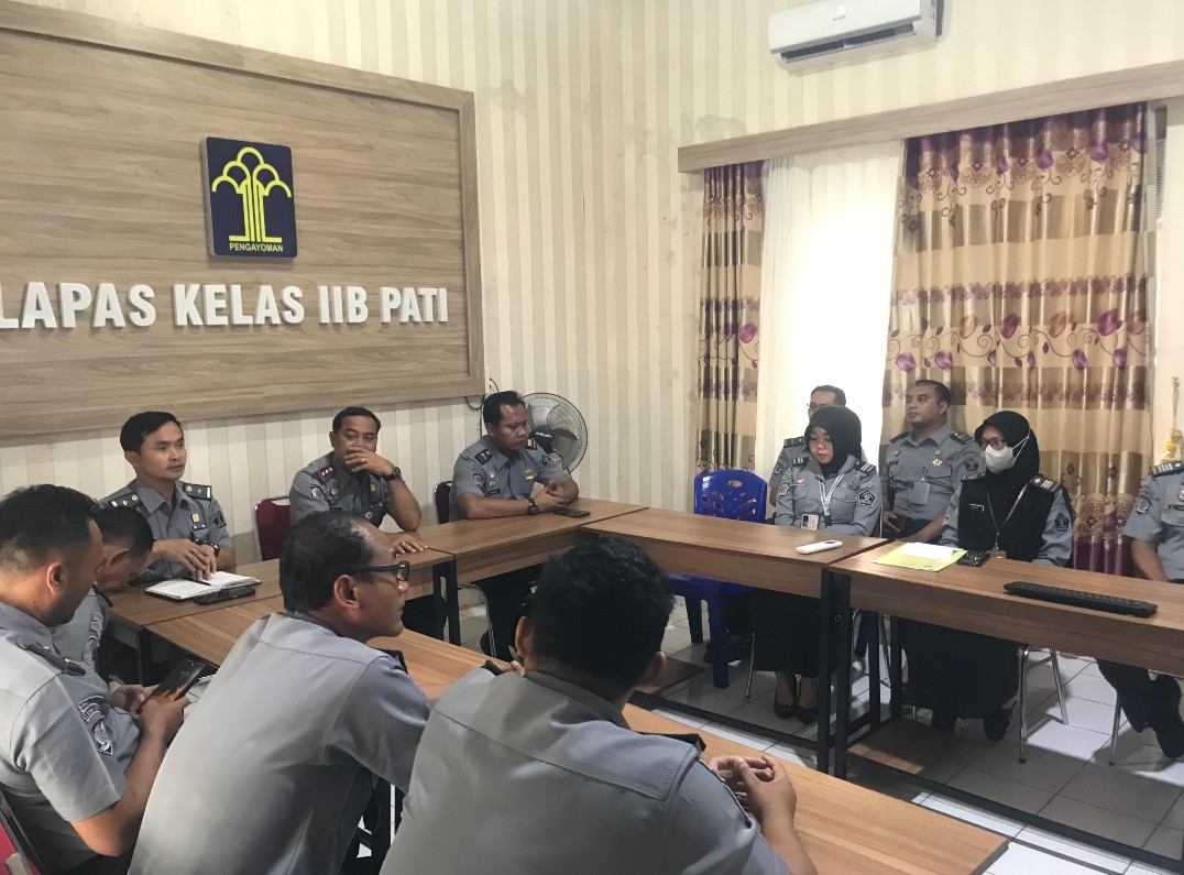 Lapas Pati Gelar Rapat Persiapan Verifikasi Lapangan Menuju WBK, Dorong Peningkatan Pelayanan